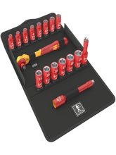 Insulated socket set 1000V + ratchet 6-19 mm WERA D3/8